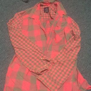 flannel button up